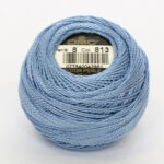 DMC Cotton Pearl - Balls - #8, 0813 - Light Blue