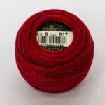 DMC Cotton Pearl - Balls - #8, 0817 - Japanese Red
