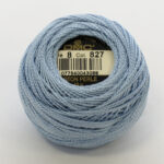 DMC Cotton Pearl - Balls - #5, 0827 - Forget-me-not Blue