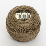 DMC Cotton Pearl - Balls - #8, 0840 - Hare Brown
