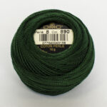 DMC Cotton Pearl - Balls - #5, 0890 - Deep Forest Green