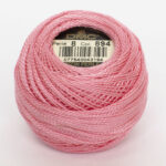 DMC Cotton Pearl - Balls - #8, 0894 - Rose Pink