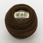 DMC Cotton Pearl - Balls - #8, 0898 - Teak Brown