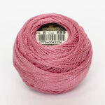 DMC Cotton Pearl - Balls - #5, 0899 - Medium Rose