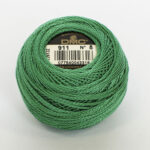 DMC Cotton Pearl - Balls - #5, 0911 - Golf Green