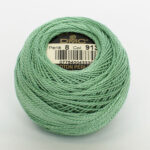 DMC Cotton Pearl - Balls - #8, 0913 - Jade Green