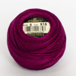 DMC Cotton Pearl - Balls - #8, 0915 - Dark Plum