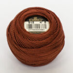 DMC Cotton Pearl - Balls - #8, 0918 - Dark Red Copper