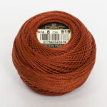 DMC Cotton Pearl - Balls - #5, 0919 - Red Copper