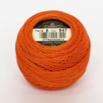 DMC Cotton Pearl - Balls - #5, 0947 - Sunset Orange
