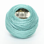 DMC Cotton Pearl - Balls - #8, 0959 - Medium Seagreen