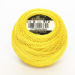 DMC Cotton Pearl - Balls - #5, 0973 - Daffodil Yellow