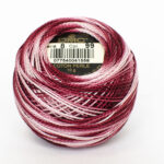 DMC Cotton Pearl - Balls - #8, 0099 - Variegated Mauve