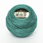 DMC Cotton Pearl - Balls - #8, 0991 - Dark Aquamarine Green