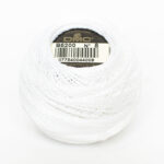 DMC Cotton Pearl - Balls - #5, B5200 - Bright White