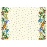 Wild One - Dino Kingdom Border - Cream
