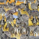 Serengeti Plains - Savanna Dazzle - Black/White