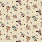 Nocturnal Garden - Butterfly Girls - Cream
