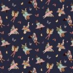 Nocturnal Garden - Butterfly Girls - Midnight