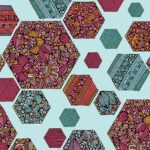 Rainbow Garden - Happy Hexy - Light Turquoise