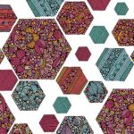 Rainbow Garden - Happy Hexy - White