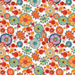 Season of the Sun - Spirals & Swirls - White/Multi