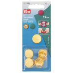 Self Cover Buttons Brass - Prym - 19mm
