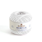 DMC Babylo Cotton Crochet Thread 100g - #30, White (147)