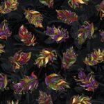 Luminescent Leaves - Echo Swirling Leaves - Sunset/Black