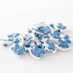 BG163338-26L Novelty Rocking Horse - White/Blue