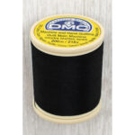 DMC Quilting Cotton Thread - 200m, Black (202)