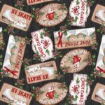 Making Spirits Bright - Christmas Signs - Black