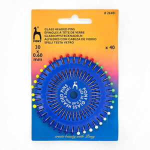 Rosette Glasshead Pins