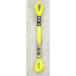 DMC Mouliné Light Effects Stranded Cotton - 980 - Neon Yellow