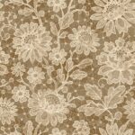 Modern Lace - Large Floral Lace - Latte