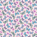 Secret Garden - Tossed Butterflies - Pink