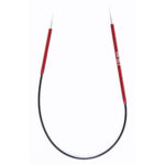 KnitPro Zing Fixed Circulars - 25cm Asymmetrical - 2.50mm
