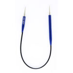 KnitPro Zing Fixed Circulars - 25cm Asymmetrical - 4.50mm