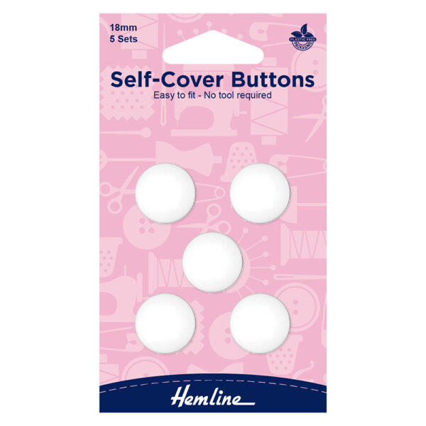 Self Cover Buttons Plastic