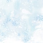 Fossil Fern - Benartex - Powder Blue