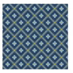 Summer House - Liberty Fabrics - Manor Tile Blue