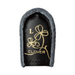 Clover Thimble - Natural Fit Leather Black - Large