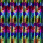 Fractal Flowers - Wave Geo - Indigo/Multi