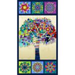 Fractal Forest - Fractal Forest Panel 24" - Indigo
