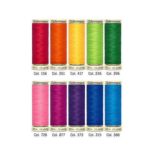 Sew All Set 100m - 10 Spools Brights - Image 2