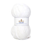 DMC Velvet Yarn - 002 White