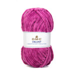 DMC Velvet Yarn - 011 Hot Pink