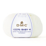DMC 100% Baby 4 Yarn - 100 (8157)
