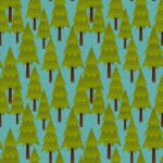 Camping Gnomes - Trees - Blue/Green