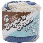 Lily Sugar 'n Cream Scrub Off Yarn - Denim (90006)